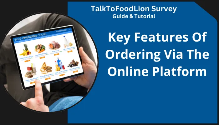 Key Features Of Ordering Via The Online Platform Key Features Of Ordering Via The Online Platform