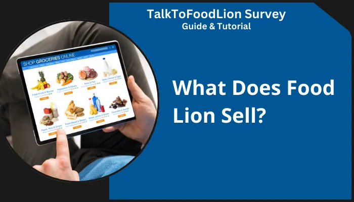 What Does Food Lion Sell?